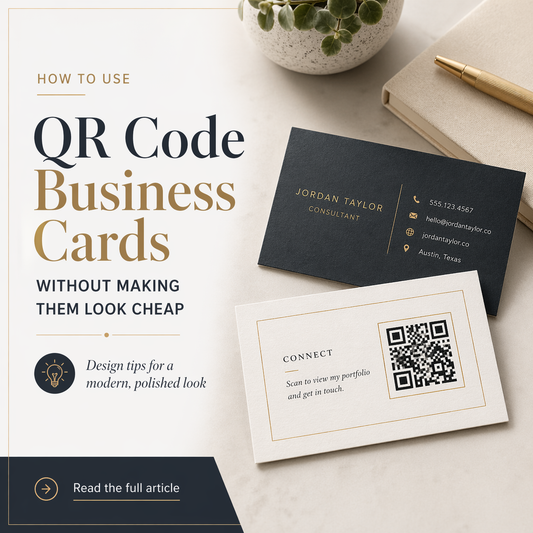 How to Use QR Code Business Cards Without Making Them Look Cheap